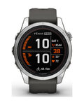GARMIN relojes inteligentes - FENIX 7S PRO SOLAR - antracita/plateado
