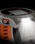 GARMIN relojes inteligentes - FENIX 7 PRO SAPPHIRE SOLAR - gris/naranja