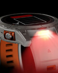 GARMIN relojes inteligentes - FENIX 7 PRO SAPPHIRE SOLAR - gris/naranja