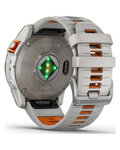 GARMIN relojes inteligentes - FENIX 7X PRO SAPPHIRE SOLAR - gris/naranja