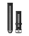 GARMIN tanga - QUICK RELEASE 22 MM - negro/gris