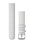 GARMIN tanga - QUICK RELEASE 18 MM - blanco/plateado