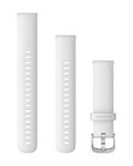 GARMIN tanga - QUICK RELEASE 18 MM - blanco/plateado