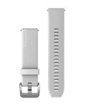 GARMIN tanga - QUICK RELEASE 20 MM - blanco/plateado