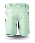 HAVEN pantalones cortos sin tirantes - CUBES - verde