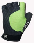 HAVEN guantes de dedos cortos - KIOWA SHORT - negro/verde