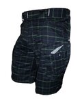 HAVEN pantalones cortos sin tirantes - CUBES II - negro/verde