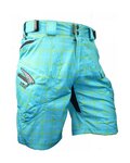 HAVEN pantalones cortos sin tirantes - CUBES II - azul