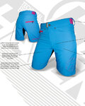 HAVEN pantalones cortos sin tirantes - AMAZON LADY - púrpura