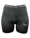 HAVEN pantalones cortos sin tirantes - PEARL II - negro/rosa