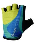 HAVEN guantes de dedos cortos - LYCRATECH - azul/verde