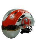 HAVEN casco - 3T SHOT - rojo/negro