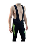HAVEN pantalones largos con tirantes - ISOLEERA - negro/verde