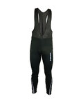 HAVEN pantalones largos con tirantes - ISOLEERA - negro