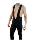 HAVEN pantalones largos con tirantes - ISOLEERA - negro
