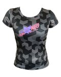 HAVEN jersey de manga corta - PEARL NEO SHORT - negro/rosa