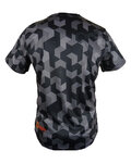 HAVEN jersey de manga corta - CUBES NEO SHORT - negro/rojo