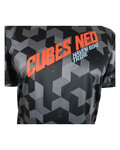 HAVEN jersey de manga corta - CUBES NEO SHORT - negro/rojo