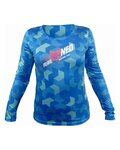 HAVEN maillot de verano de manga larga - PEARL NEO LONG - azul/rosa
