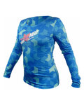 HAVEN maillot de verano de manga larga - PEARL NEO LONG - azul/rosa