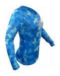 HAVEN maillot de verano de manga larga - PEARL NEO LONG - azul/rosa