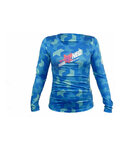 HAVEN maillot de verano de manga larga - PEARL NEO LONG - azul/rosa