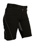 HAVEN pantalones cortos sin tirantes - SINGLETRAIL WMS - negro