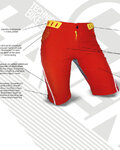 HAVEN pantalones cortos sin tirantes - SINGLETRAIL WMS - negro/rosa