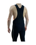 HAVEN pantalones largos con tirantes - ISOLEERA - negro/blanco