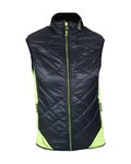 HAVEN chaleco - THERMAL - negro/amarillo