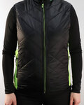 HAVEN chaleco - THERMAL - negro/amarillo