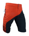 HAVEN pantalones cortos - PURE - negro/rojo