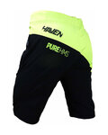 HAVEN pantalones cortos - PURE - negro/verde claro