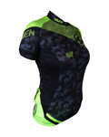 HAVEN jersey de manga corta - SINGLETRAIL WOMEN - negro/verde