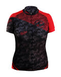 HAVEN jersey de manga corta - SINGLETRAIL WOMEN - negro/rojo