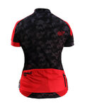 HAVEN jersey de manga corta - SINGLETRAIL WOMEN - negro/rojo