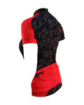 HAVEN jersey de manga corta - SINGLETRAIL WOMEN - negro/rojo