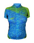 HAVEN jersey de manga corta - SINGLETRAIL WOMEN - azul/verde