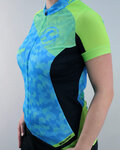 HAVEN jersey de manga corta - SINGLETRAIL WOMEN - azul/verde