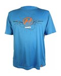 HAVEN jersey de manga corta - NAVAHO II SHORT - azul/naranja