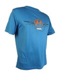 HAVEN jersey de manga corta - NAVAHO II SHORT - azul/naranja