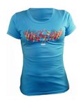 HAVEN jersey de manga corta - AMAZON II SHORT - azul/rosa