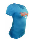HAVEN jersey de manga corta - AMAZON II SHORT - azul/rosa