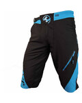 HAVEN pantalones cortos sin tirantes - RIDE-KI SHORT - azul