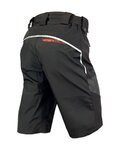 HAVEN pantalones cortos sin tirantes - RAINBRAIN - negro/rojo