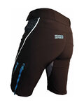HAVEN pantalones cortos sin tirantes - SINGLETRAIL LADY - negro/azul