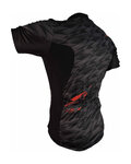 HAVEN jersey de manga corta - SKINFIT - negro/rojo