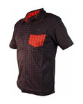 HAVEN camisa - AGNESS SLIMFIT - negro/rojo