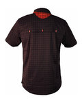 HAVEN camisa - AGNESS SLIMFIT - negro/rojo