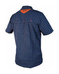 HAVEN camisa - AGNESS SLIMFIT - azul/naranja